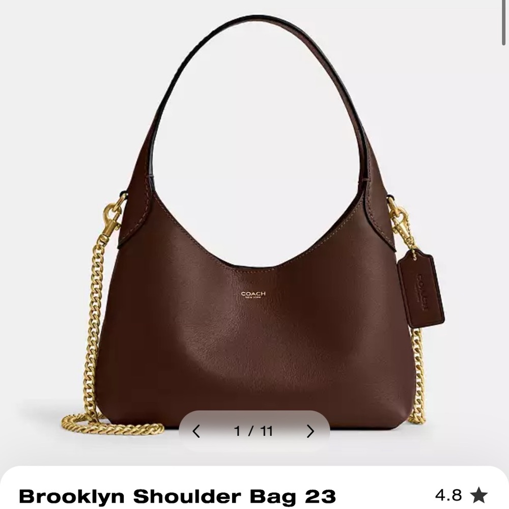 Coach Brooklyn Shoulder Bag in Brown
